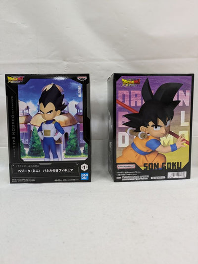 【中古】【未開封】【セット】ドラゴンボールDAIMA 孫悟空 ベジータ パネル付きフィギュア ミニ＜フィギュア＞（代引き不可）6537