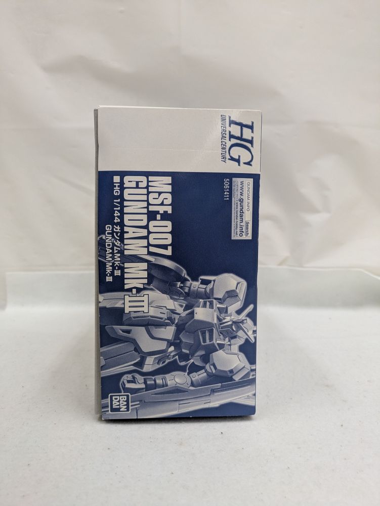 【中古】【未組立】1/144 HGUC MSF-007 ガンダムMk-III 「機動戦士Zガンダム MSV」 プレミアムバンダイ限定 [5061411]＜プラモデル＞（代引き不可）6537
