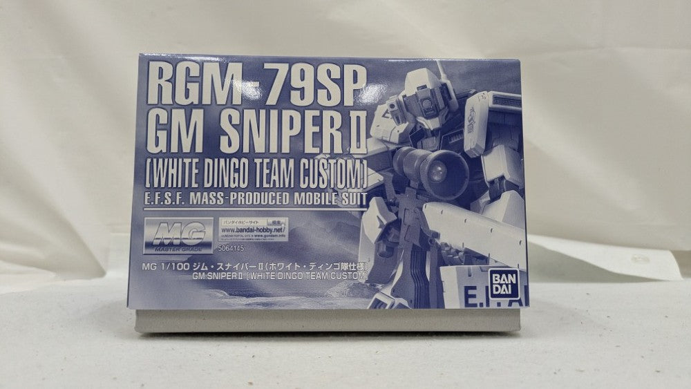 中古】【未組立】MG RGM-79SP ジム・スナイパーII(ホワイト