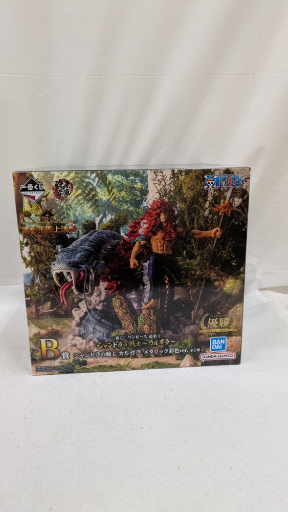 【中古】【未開封】シャンドラの戦士 カルガラ 「一番くじ ワンピース 造形王」 メタリック彩色ver. B賞＜フィギュア＞（代引き不可）6537