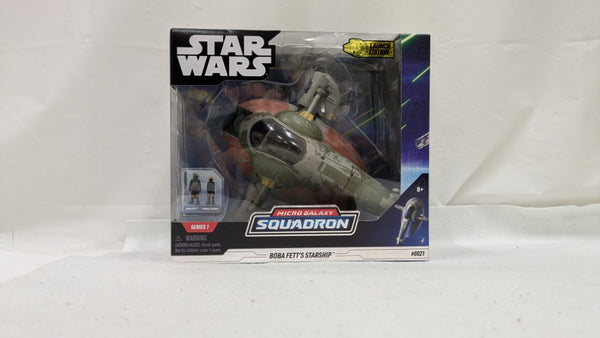 【中古】【未開封】ボバ・フェットの宇宙船 「スター・ウォーズ」 マイクロ・ギャラクシー スターシップ・クラス 8インチ＜フィギュア＞（代引き不可）6537