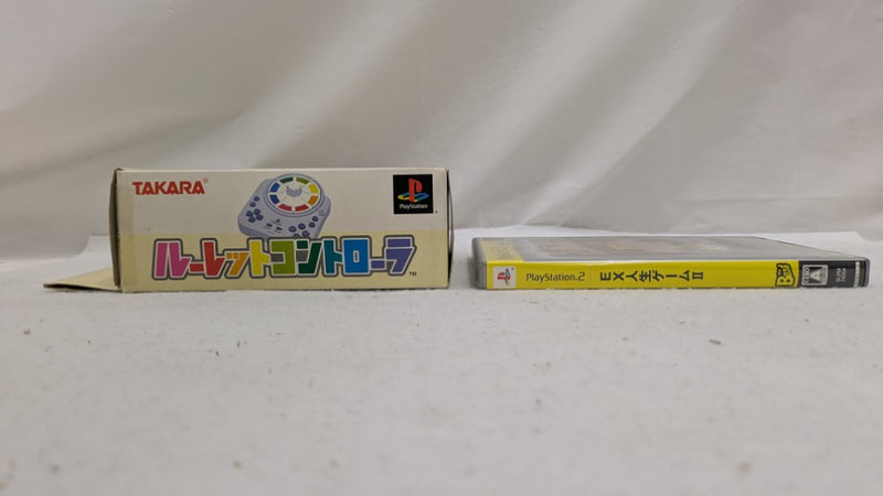 【中古】【開封品】PlayStation2専用コントローラー　ルーレットコントローラとPS2ソフト人生ゲームII セット＜コレクターズアイテム＞（代引き不可）6537