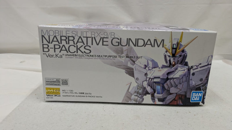 【中古】【未組立】1/100 MG RX-9/B ナラティブガンダム B装備 Ver.Ka 「機動戦士ガンダムNT」 [5067269]＜プラモデル＞（代引き不可）6537