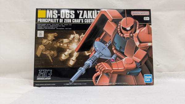 【中古】【未組立】1/144 HGUC MS-06S シャア専用ザク 「機動戦士ガンダム」＜プラモデル＞（代引き不可）6537