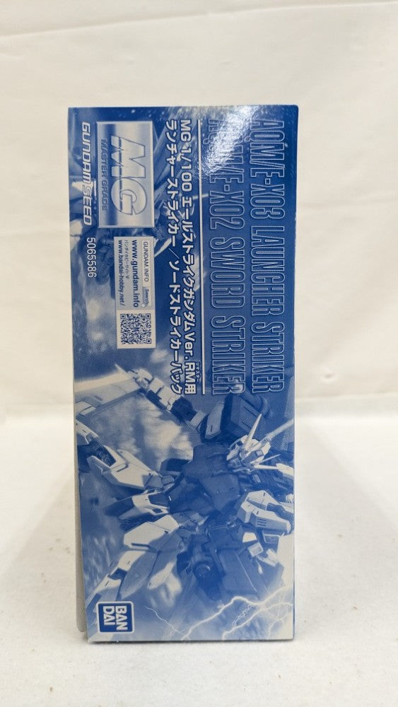 【中古】【未組立】1/100 MG エールストライクガンダム Ver.RM用 ランチャーストライカー/ソードストライカーパック＜プラモデル＞（代引き不可）6537