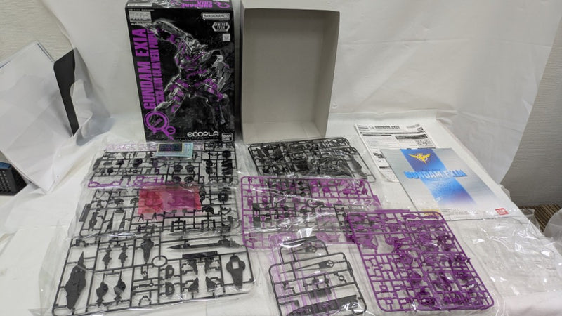 【中古】【未組立】1/100 MG GN-001 ガンダムエクシア(リサーキュレーションカラー/ネオンパープル) 「機動戦士ガンダム00」＜プラモデル＞（代引き不可）6537