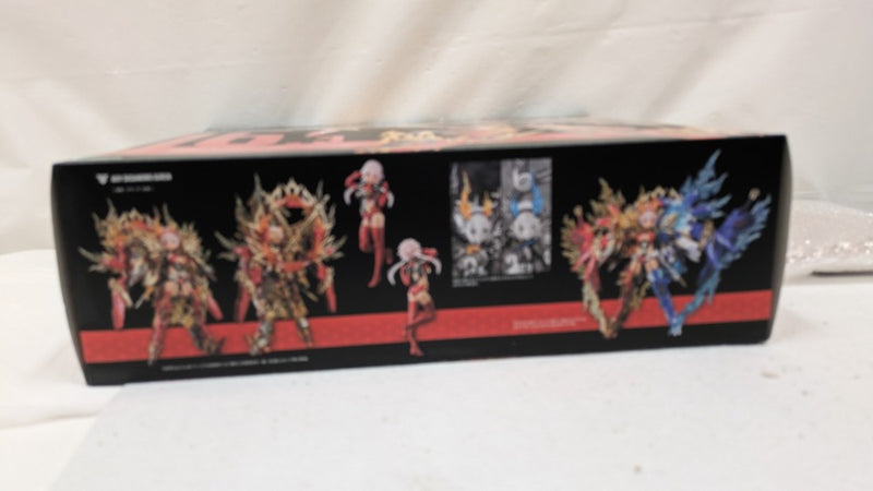 【中古】【未組立】【特典付】1/1 皇巫 スサノヲ 紅蓮 「メガミデバイス」特典特別カラー髪パーツ＆タンポなし顔パーツ付き＜プラモデル＞（代引き不可）6537