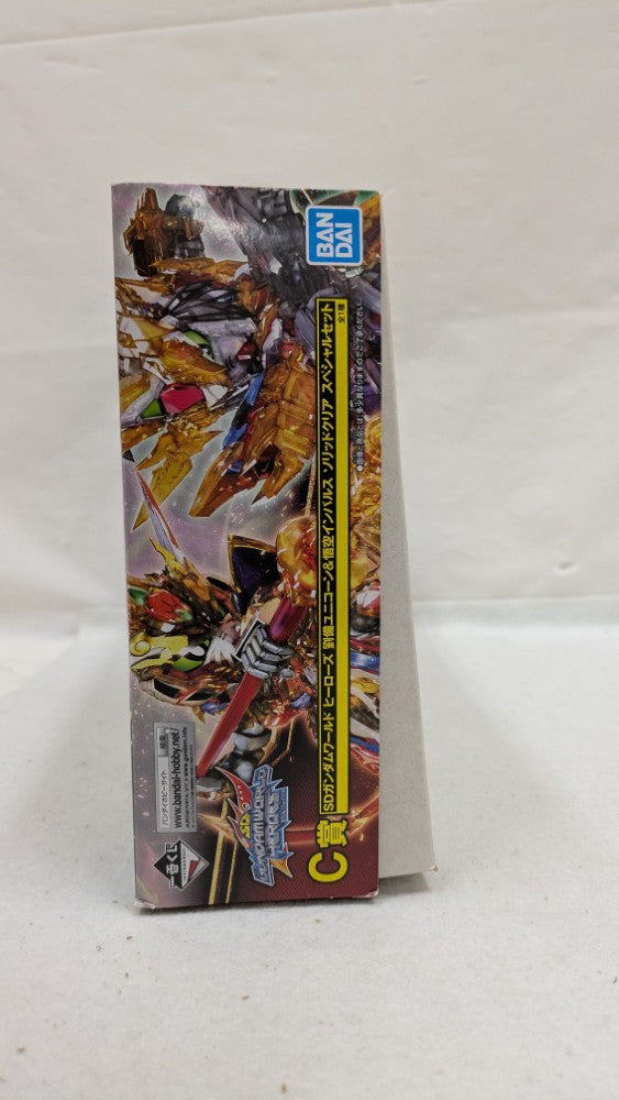 【中古】【未組立】SDガンダムワールド ヒーローズ 劉備ユニコーン＆悟空インパルス ソリッドクリア スペシャルセット＜プラモデル＞（代引き不可）6537