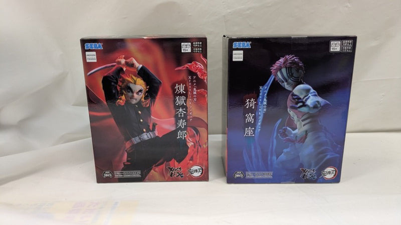 中古】【未開封】【セット】「鬼滅の刃」 XrossLink 煉獄杏寿郎＆猗窩座