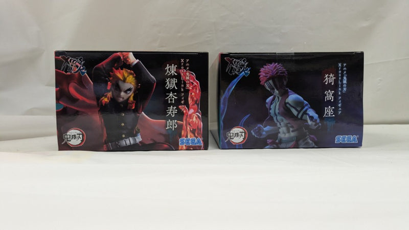 中古】【未開封】【セット】「鬼滅の刃」 XrossLink 煉獄杏寿郎＆猗窩座