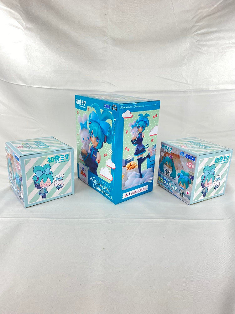 【中古】【未開封】【セット】初音ミク＆シナモロールフィギュア３体セット＜フィギュア＞（代引き不可）6541