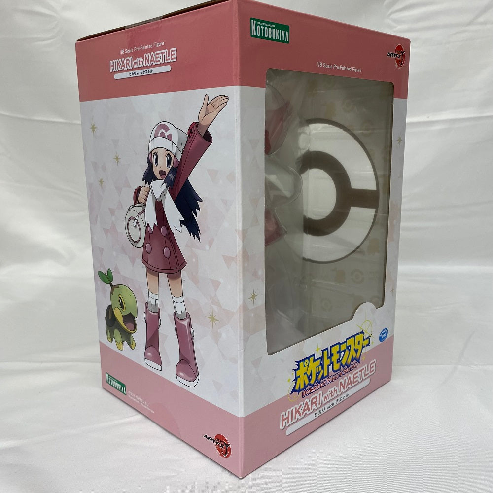 中古】【未開封】ARTFX J ヒカリ with ナエトル 「ポケットモンスター プラチナ」 1/8 PVC製塗装済み完成品＜フィギュア＞