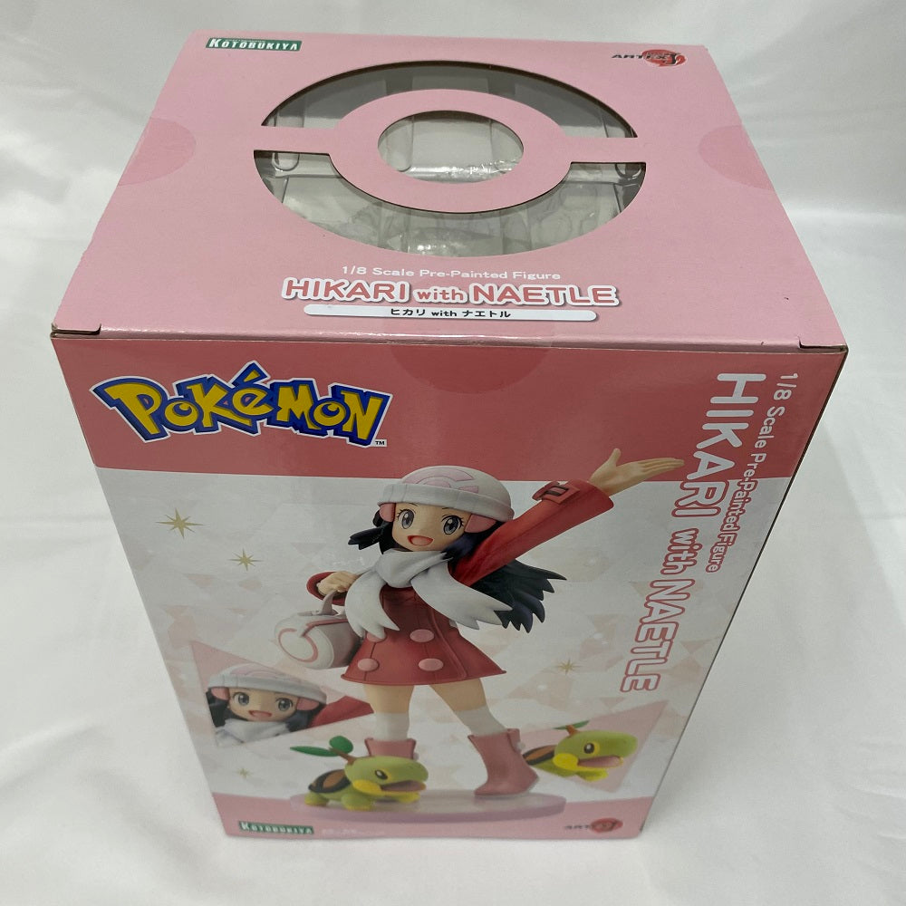 中古】【未開封】ARTFX J ヒカリ with ナエトル 「ポケットモンスター プラチナ」 1/8 PVC製塗装済み完成品＜フィギュア＞