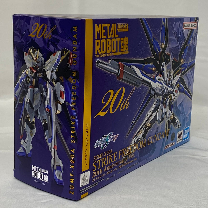 【中古】【開封品】METAL ROBOT魂 ＜SIDE MS＞ ストライクフリーダムガンダム 20th Anniversary Ver. 「機動戦士ガンダム SEED DESTINY」 魂ウェブ商店限定＜フィギュア＞（代引き不可）6541