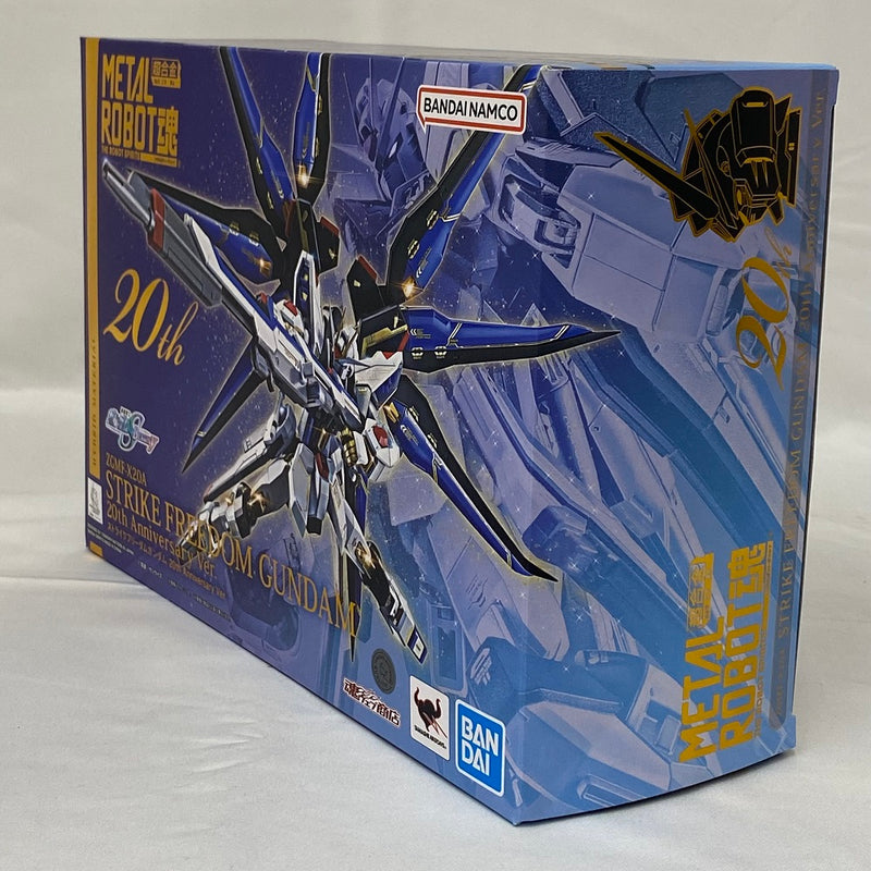 【中古】【開封品】METAL ROBOT魂 ＜SIDE MS＞ ストライクフリーダムガンダム 20th Anniversary Ver. 「機動戦士ガンダム SEED DESTINY」 魂ウェブ商店限定＜フィギュア＞（代引き不可）6541