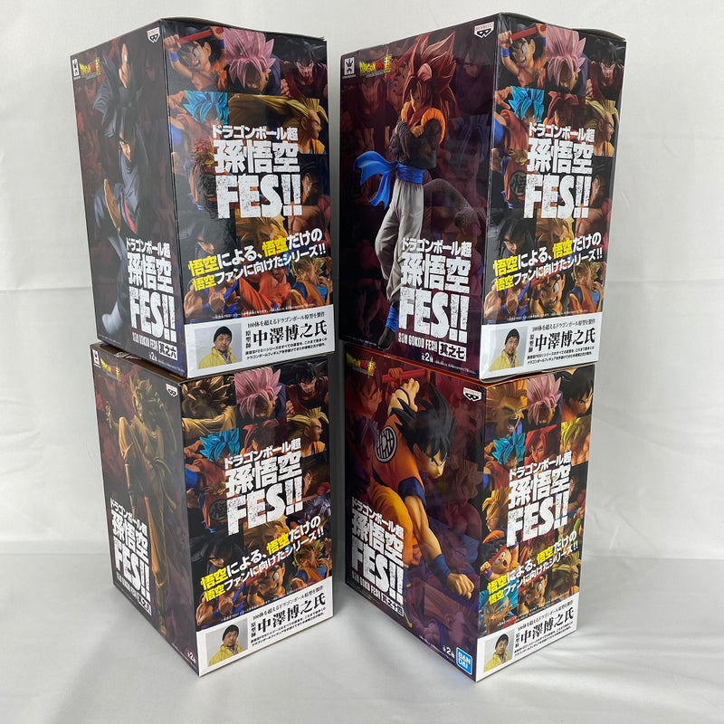 【中古】【未開封】【セット】「ドラゴンボール超」 孫悟空FES!! 4種セット＜フィギュア＞（代引き不可）6541