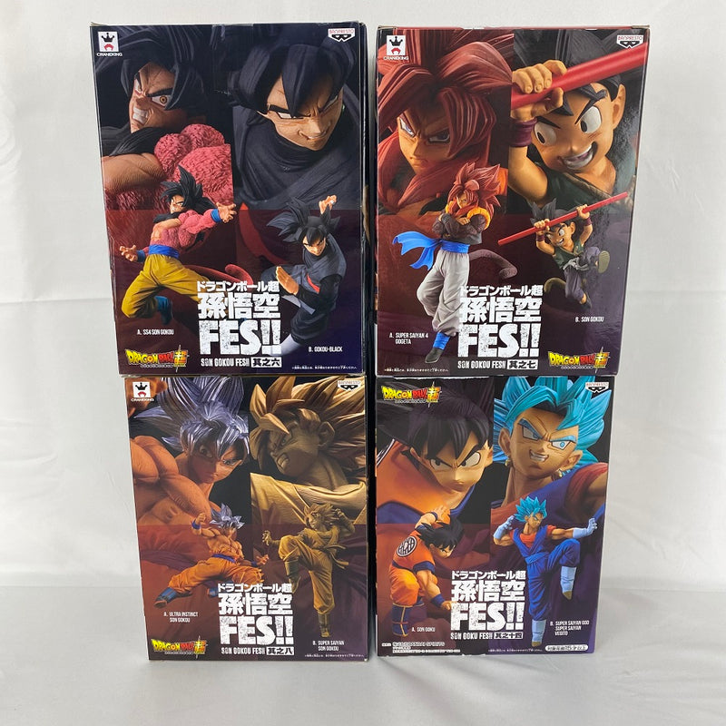 【中古】【未開封】【セット】「ドラゴンボール超」 孫悟空FES!! 4種セット＜フィギュア＞（代引き不可）6541