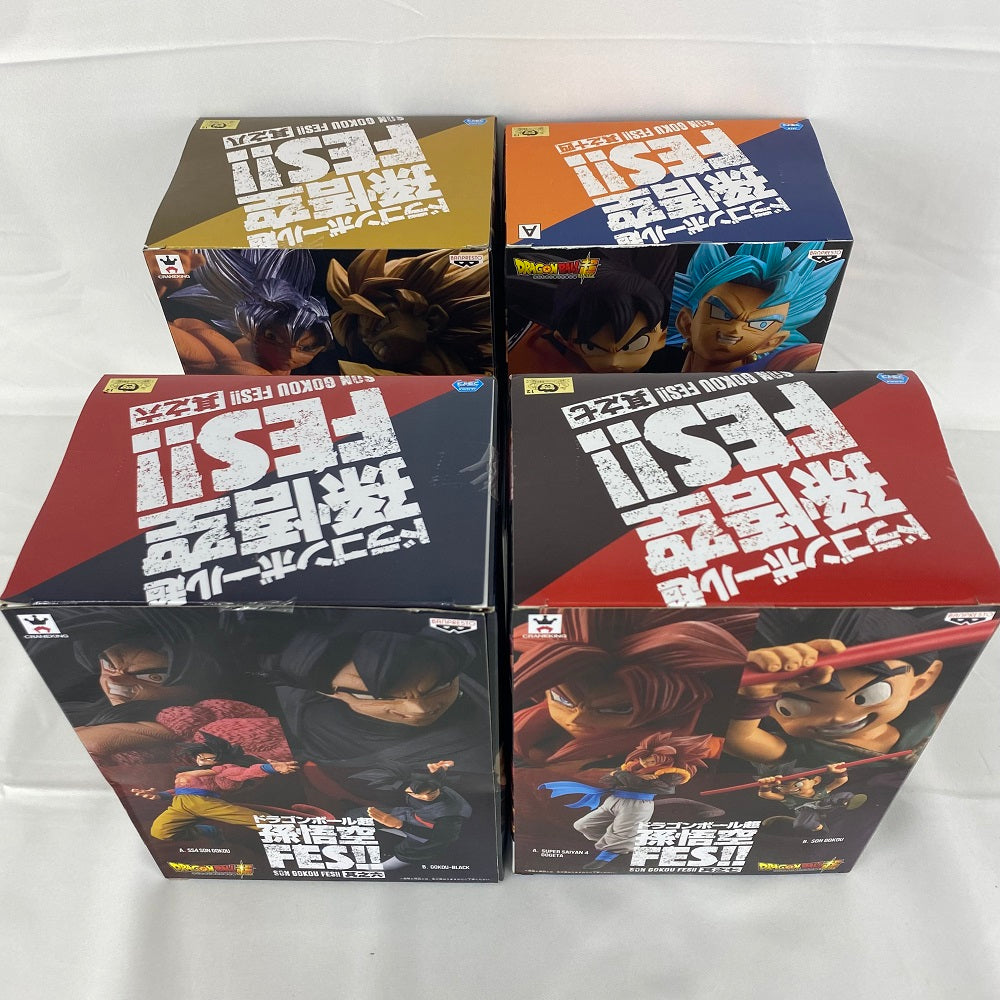 中古】【未開封】【セット】「ドラゴンボール超」 孫悟空FES!! 4
