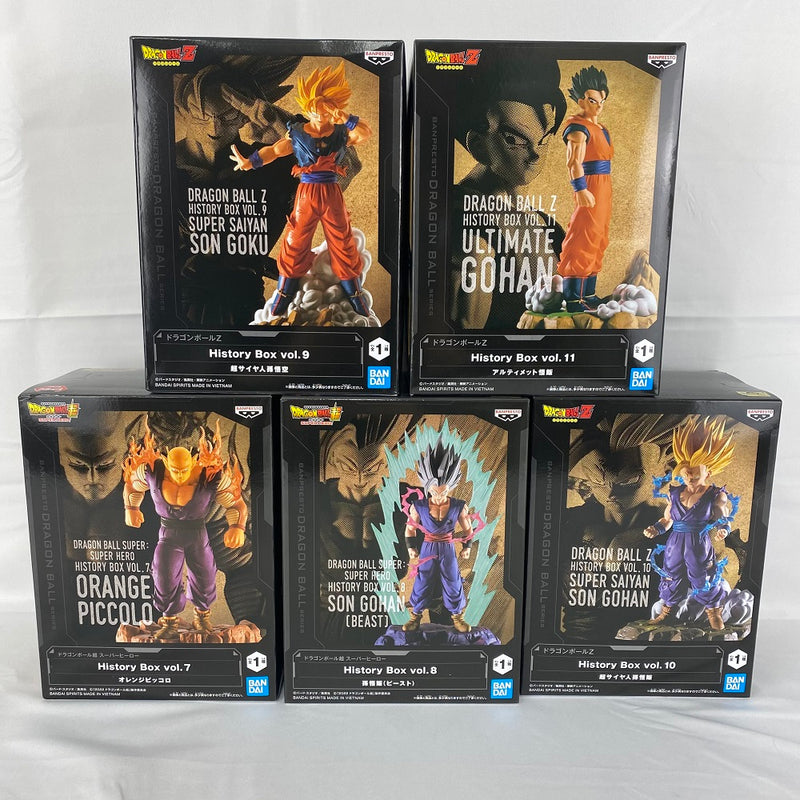 【中古】【未開封】【セット】「ドラゴンボールZ」 History Box vol.７~11 5種セット＜フィギュア＞（代引き不可）6541