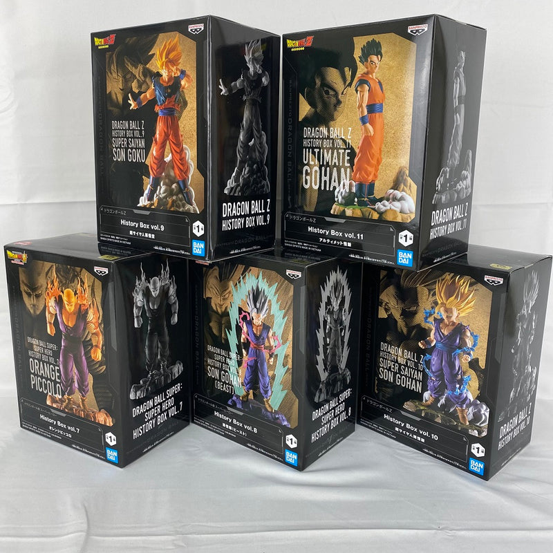 【中古】【未開封】【セット】「ドラゴンボールZ」 History Box vol.７~11 5種セット＜フィギュア＞（代引き不可）6541