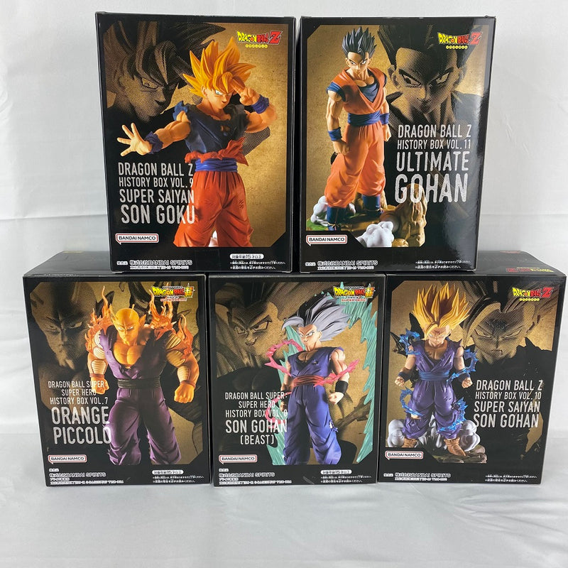 中古】【未開封】【セット】「ドラゴンボールZ」 History Box vol.７~11 5種セット＜フィギュア＞（