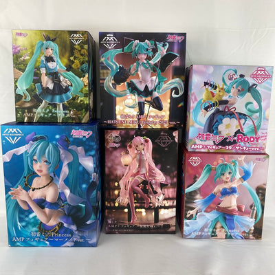 【中古】【未開封】【セット】初音ミクAMPシリーズフィギュア 6体＜フィギュア＞（代引き不可）6541