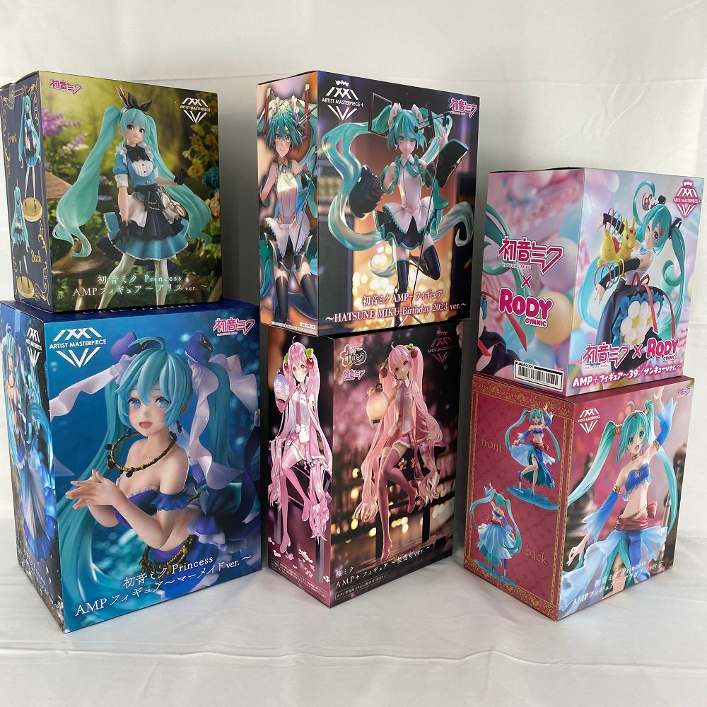 【中古】【未開封】【セット】初音ミクAMPシリーズフィギュア 6体＜フィギュア＞（代引き不可）6541