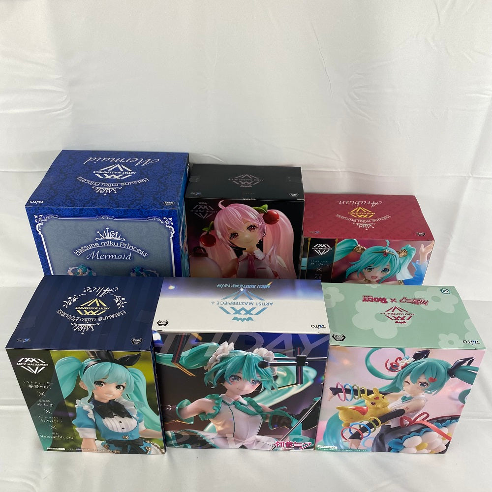 【中古】【未開封】【セット】初音ミクAMPシリーズフィギュア 6体＜フィギュア＞（代引き不可）6541