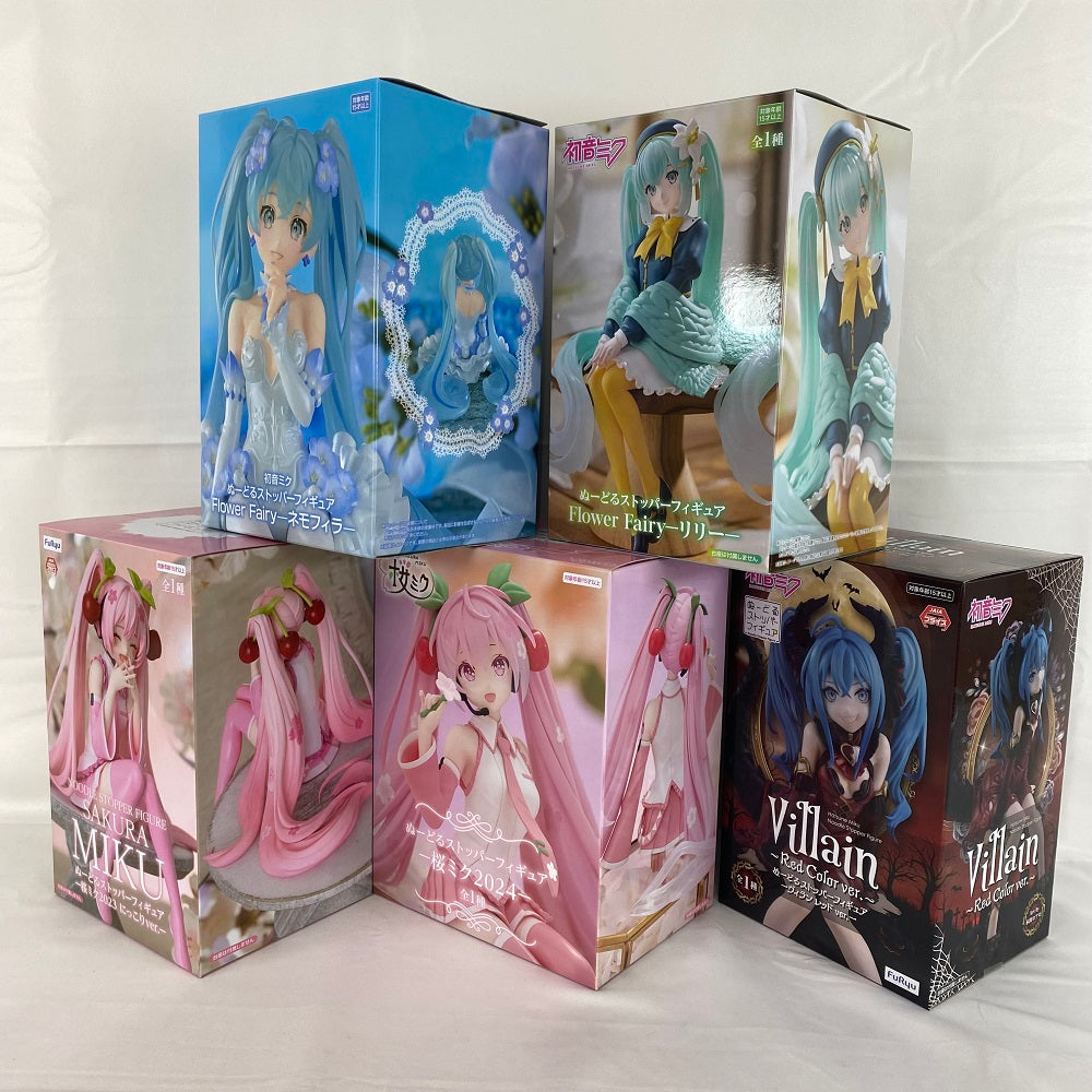 中古】【未開封】【セット】初音ミクぬーどるストッパー 5体＜フィギュア＞（代引き不可）6541