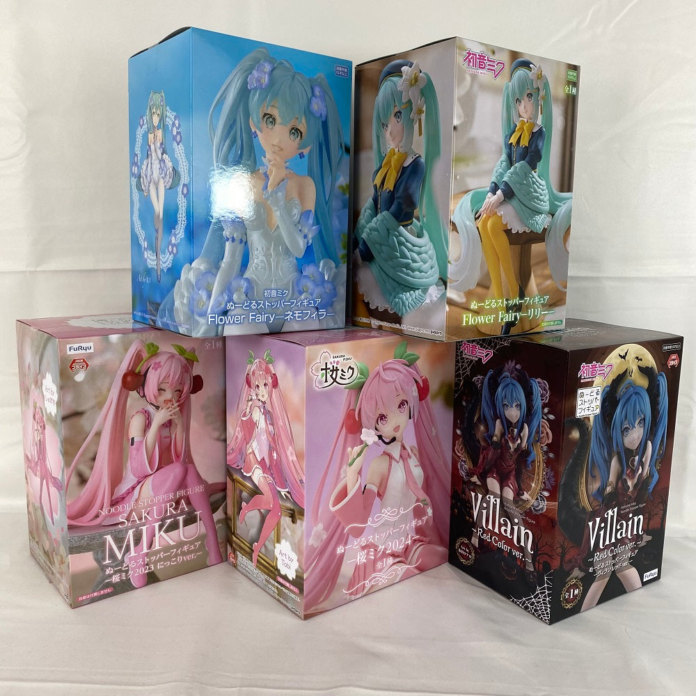 【中古】【未開封】【セット】初音ミクぬーどるストッパー 5体＜フィギュア＞（代引き不可）6541