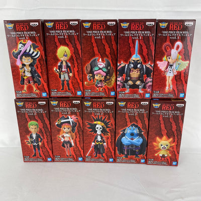 【中古】【未開封】【セット】「ワンピース FILM RED」 ワールドコレクタブルフィギュアvol.1＋vol.2＜フィギュア＞（代引...