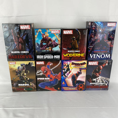 【中古】【未開封】【セット】 「MARVEL COMICS」 Luminasta　MARVEL HERO 8種セット＜フィギュア＞（代...