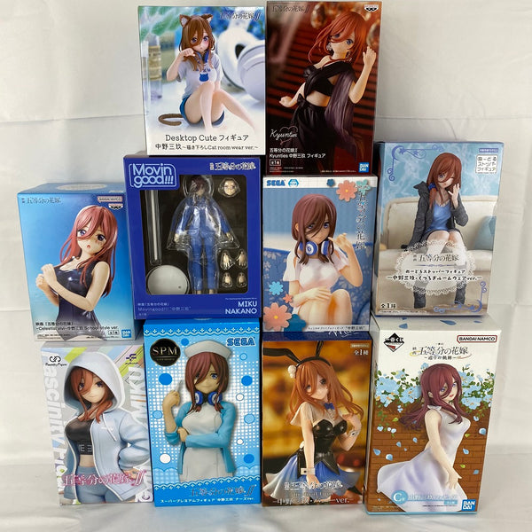 【中古】【未開封】【セット】 「五等分の花嫁」中野三玖 10種セット＜フィギュア＞（代引き不可）6541