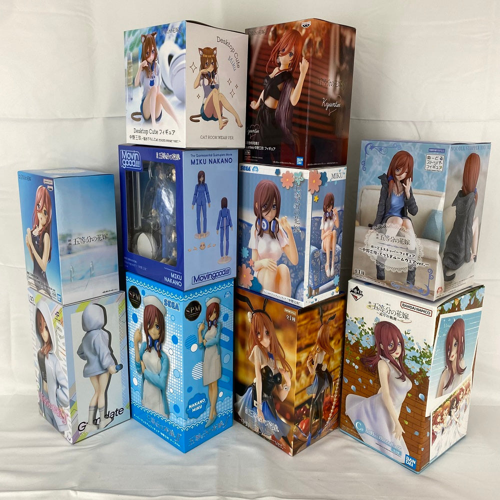 中古】【未開封】【セット】 「五等分の花嫁」中野三玖 10種セット＜フィギュア＞（代引き不可）6541