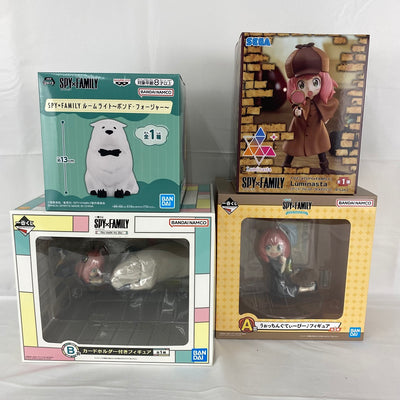 【中古】【未開封】【セット】SPY×FAMILY「アーニャ」「ボンド」 フィギュア・ルームライト 4種セット＜フィギュア＞（代引き不可...