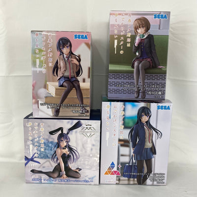 【中古】【未開封】【セット】 「青春ブタ野郎はバニーガール先輩の夢を見ない」桜島麻衣/梓川花楓 フィギュア 4種セット＜フィギュア＞（...