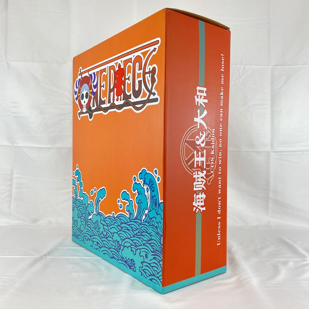 中古】【開封品】【中身未組立・未使用】ワンピース ヤマト スタチュー ガレージキット フィギュア 塗装済み完成品 ＜フィギュア＞（代引き不