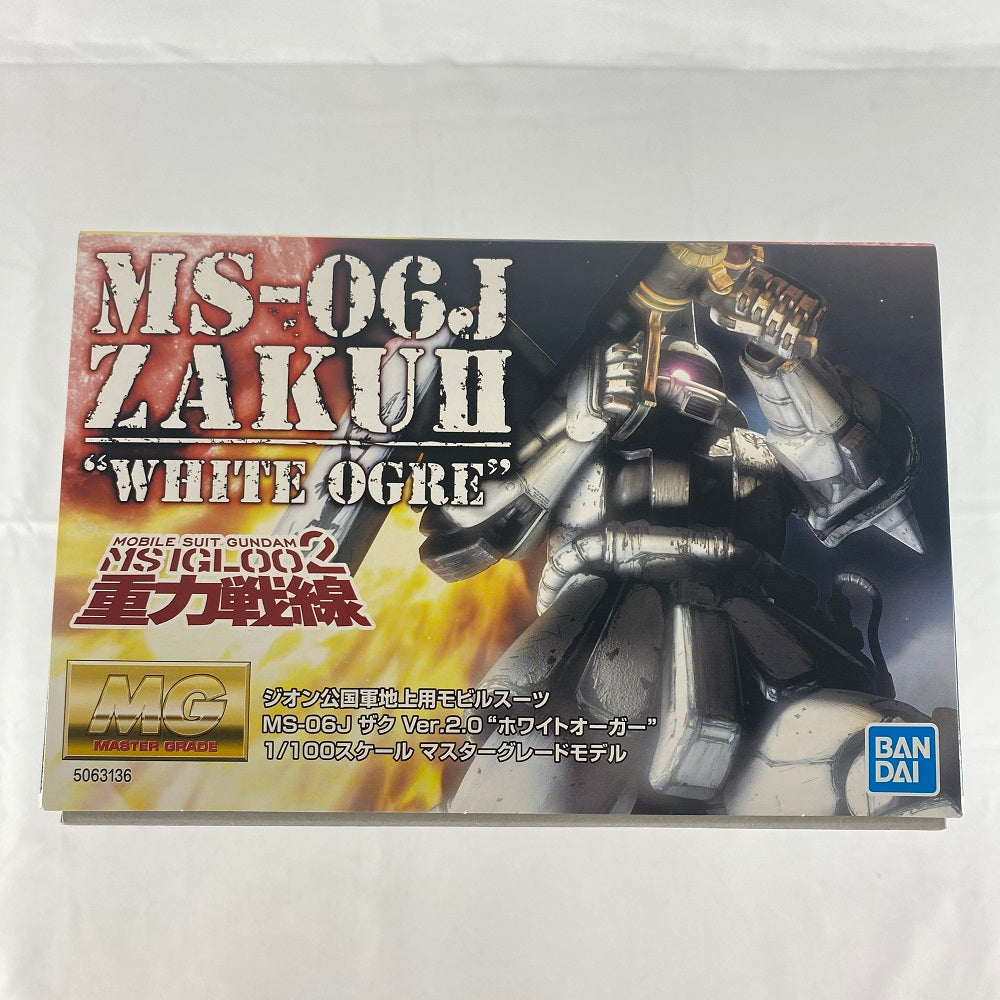 【中古】【未組立】1/100 MG MS-06J ザク Ver.2.0 ホワイトオーガー イグルー2 重力戦線イメージカラーVer.  「機動戦士ガンダムMS IGLOO 603」 [5063136]＜プラモデル＞（代引き不可）6541