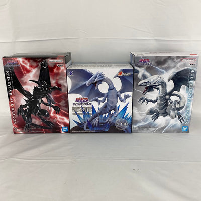 【中古】【未開封】【セット】遊☆戯☆王デュエルモンスターズ「青眼の白龍」「 真紅眼の黒竜」フィギュア 3種セット＜フィギュア＞（代引き...