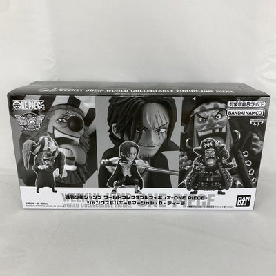 【中古】【未開封】フィギュア　シャンクス＆バギー＆マーシャル・D・ティーチ 「ワンピース」 ワールドコレクタブルフィギュア-ワンピース...