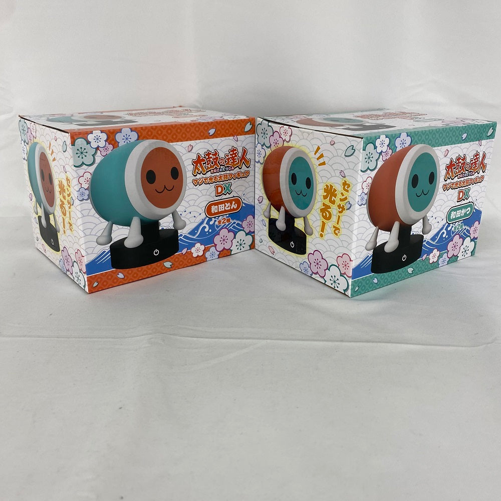 【中古】【未開封】【セット】 「太鼓の達人」 マジで光る太鼓フィギュアDX 全2種＜フィギュア＞（代引き不可）6541