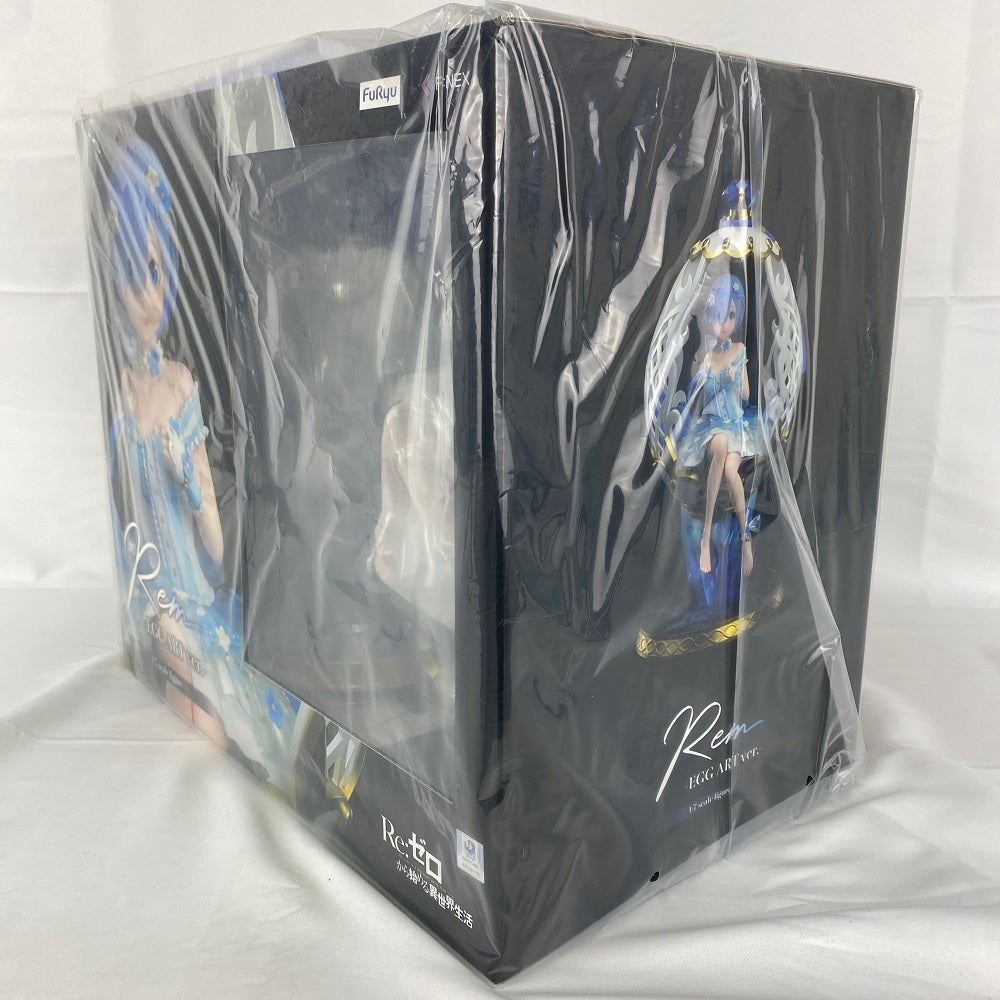 【中古】【未開封】フィギュア　レム -エッグアートVer. 「Re：ゼロから始める異世界生活」 1/7 塗装済み完成品  F：NEX限定＜フィギュア＞（代引き不可）6541