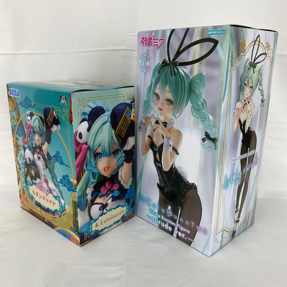 【中古】【未開封】【セット】「初音ミクシリーズ」 Luminasta“初音ミク”-モダンチャイナ-＆「VOCALOID」 BiCute Bunnies  Figure-rurudo ver.-＜フィギュア＞（代引き不可）6541