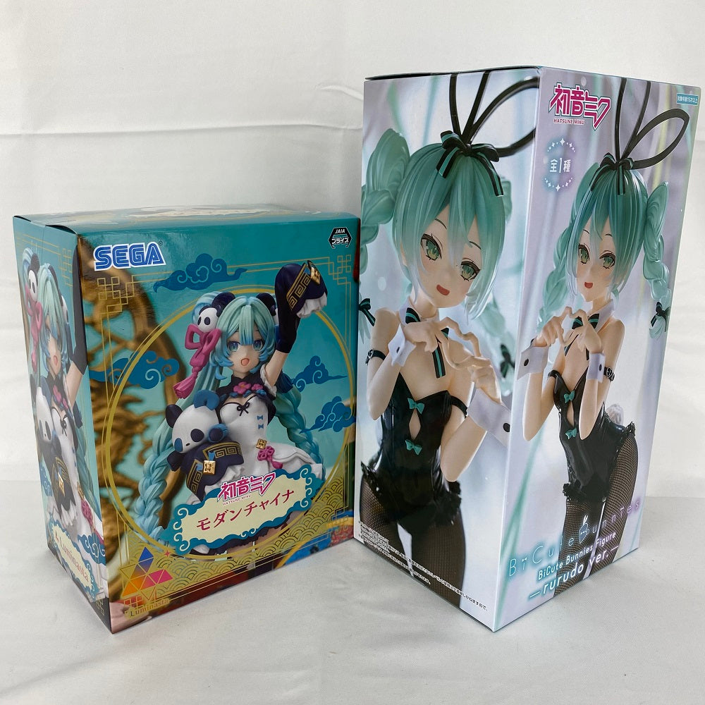 中古】【未開封】【セット】「初音ミクシリーズ」 Luminasta“初音ミク”-モダンチャイナ-＆「VOCALOID」 BiCute Bu