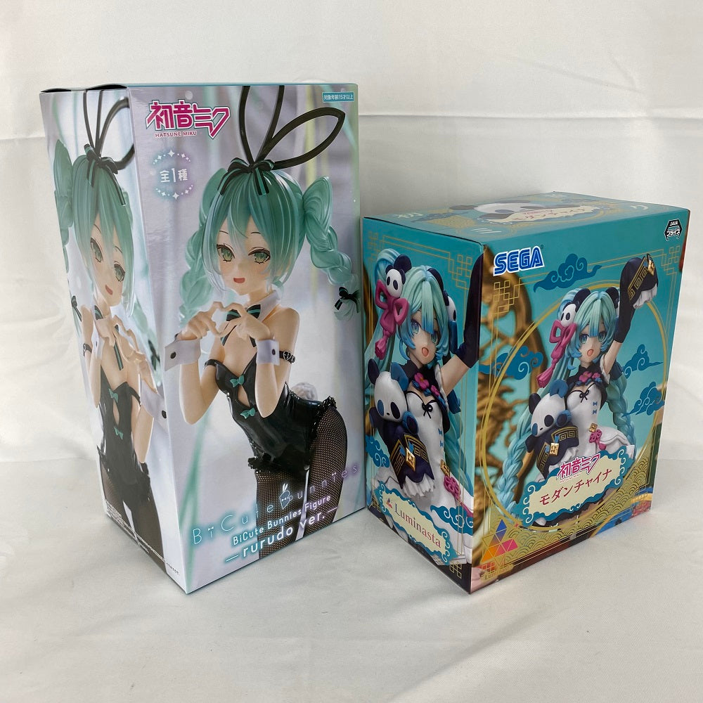 【中古】【未開封】【セット】初音ミク 「VOCALOID」 BiCute Bunnies Figure-rurudo ver.-＆「初音ミクシリーズ」  Luminasta“初音ミク”-モダンチャイナ-＜フィギュア＞（代引き不可）6541