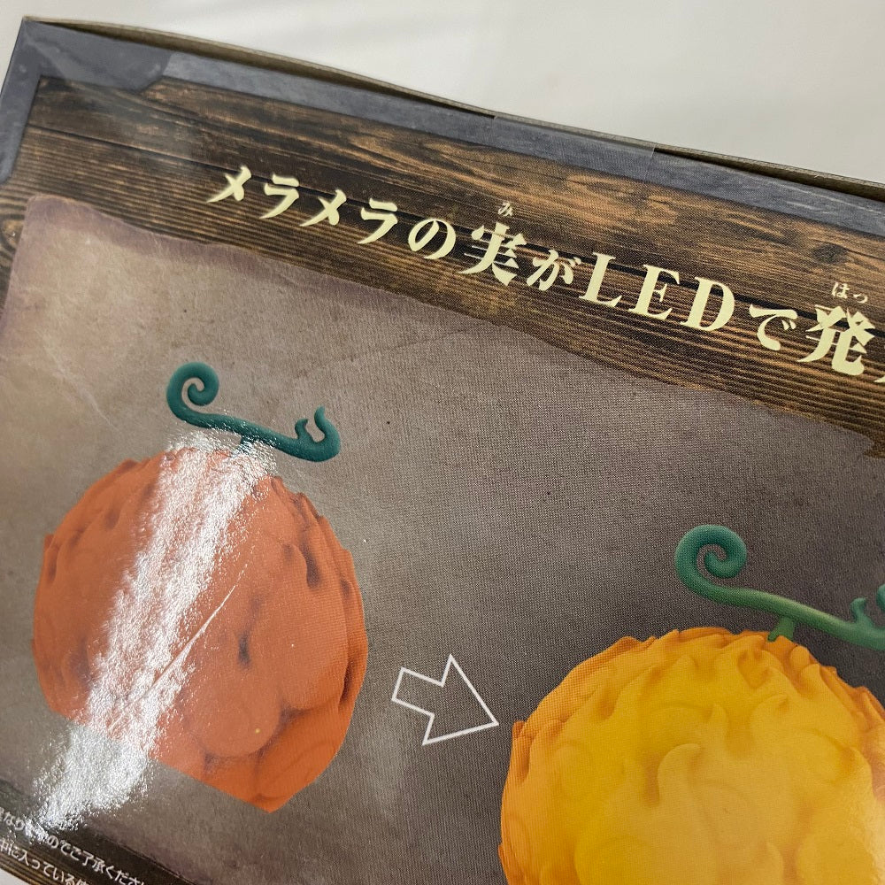 中古】【未開封】【セット】「ワンピース」悪魔の実ルームライト ゴムゴムの実＆メラメラの実＆メロメロの実＆バラバラの実＆ジキジキの実＆ウシウ