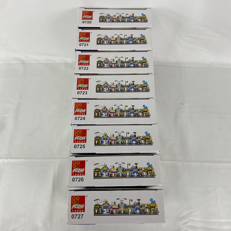 【中古】【未開封】【セット】peizhi ブロックアーケード　BUILDING SERIES　8点セット＜おもちゃ＞（代引き不可）6541