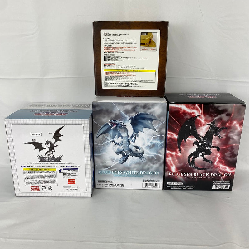 【中古】【未開封】【セット】「遊☆戯☆王デュエルモンスターズ」千年パズルウェアラブルファン＆青眼の白龍＆真紅眼の黒竜　フィギュアセット＜フィギュア＞（代引き不可）6541