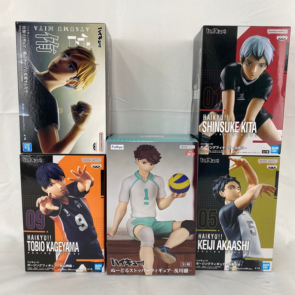 【中古】【未開封】【セット】「ハイキュー!!」 宮侑＆北信介＆影山飛雄＆及川徹＆赤葦京治　フィギュア＜フィギュア＞（代引き不可）6541