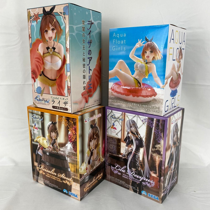 【中古】【未開封】【セット】 「ライザのアトリエ」Coreful・Aqua Float Girls・Luminasta 4種セット＜フィギュア＞（代引き不可）6541